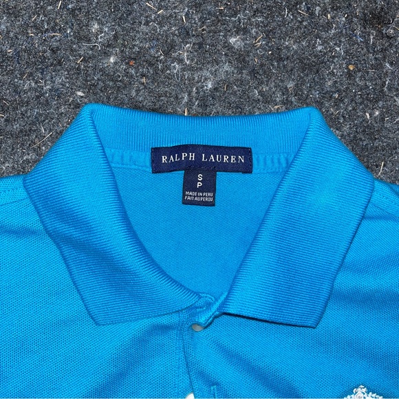 Polo Ralph Lauren Shirt Blue Small Petite - Picture 3 of 6